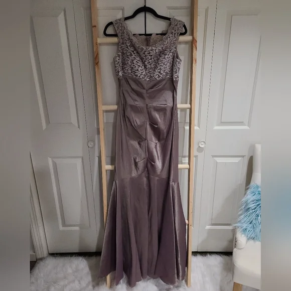 taupe evening dress Evening by Christina Wu 40549 Mothers Dress main image 0